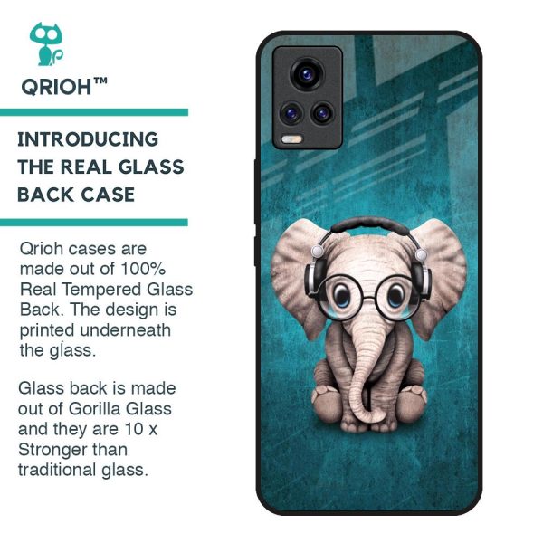 Adorable Baby Elephant Glass Case For Vivo Y73 For Sale