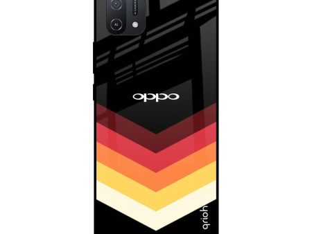 Abstract Arrow Pattern Glass Case For Oppo A16K Fashion