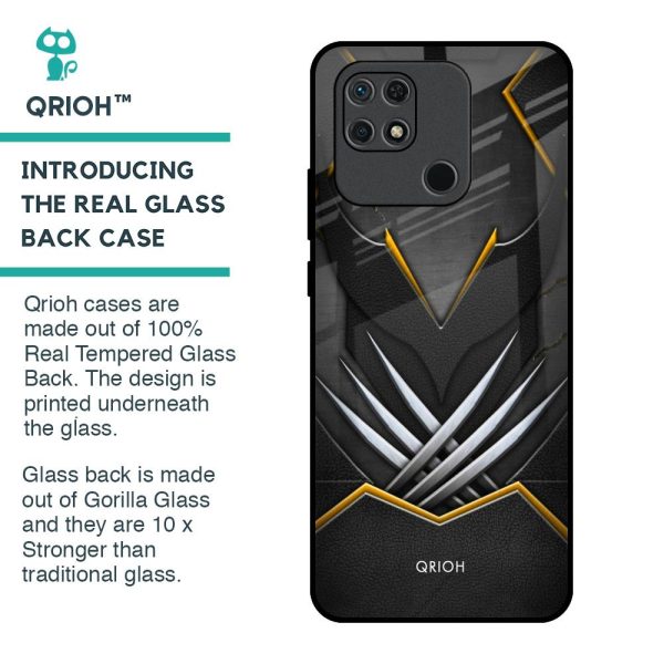 Black Warrior Glass Case for Redmi 10 Supply