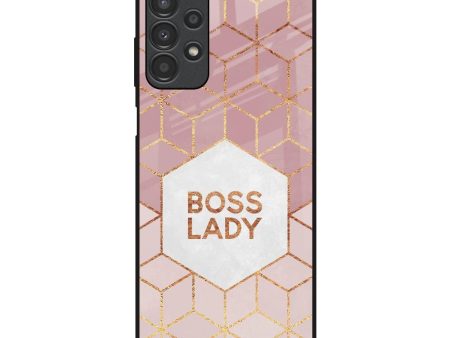 Boss Lady Glass Case for Samsung Galaxy A13 Fashion