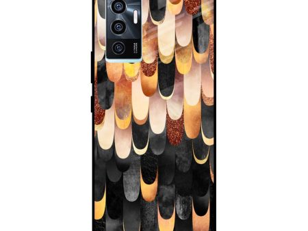 Bronze Abstract Glass Case for Vivo V23e 5G For Discount