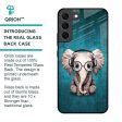 Adorable Baby Elephant Glass Case For Samsung Galaxy S22 5G Cheap