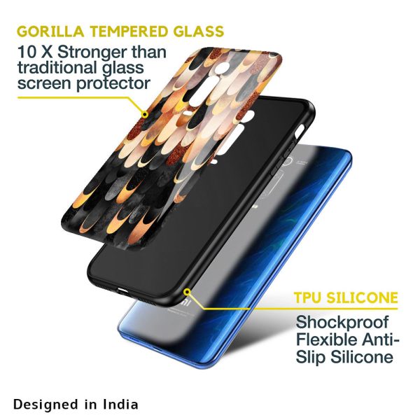 Bronze Abstract Glass Case for Redmi 10 Cheap