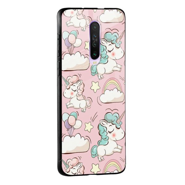 Balloon Unicorn Glass case for Poco F4 5G For Cheap