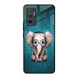 Adorable Baby Elephant Glass Case For Vivo V23e 5G For Discount