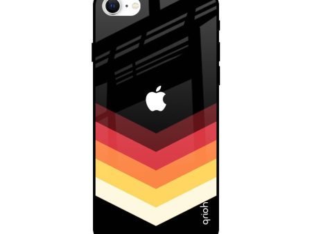 Abstract Arrow Pattern Glass Case For iPhone SE 2022 Supply