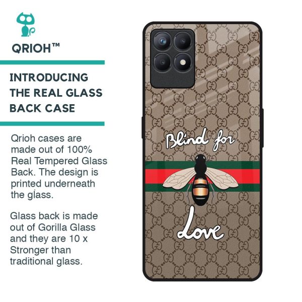 Blind For Love Glass Case for Realme Narzo 50 Online Sale