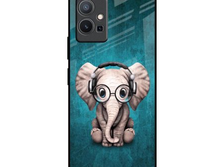 Adorable Baby Elephant Glass Case For Vivo Y75 5G Discount