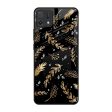 Autumn Leaves Glass Case for Oppo A16K For Sale