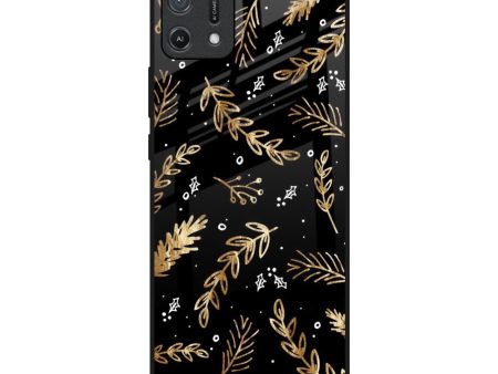 Autumn Leaves Glass Case for Oppo A16K For Sale