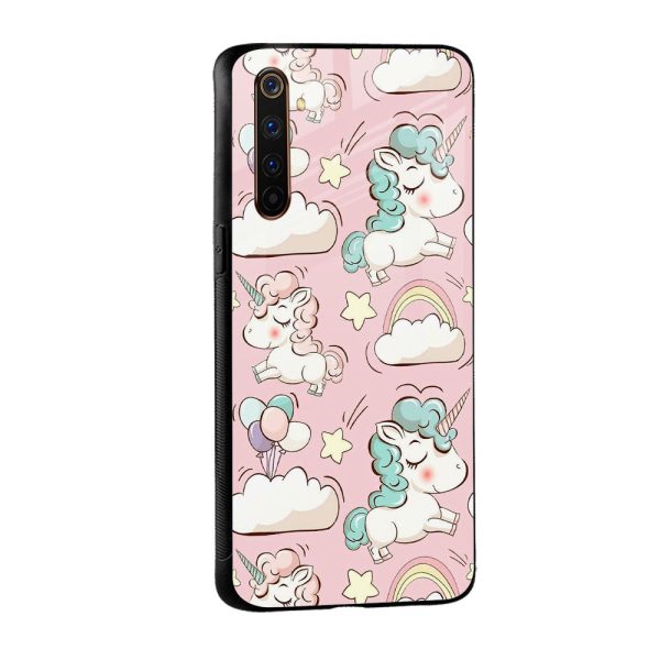 Balloon Unicorn Glass case for Realme C35 on Sale