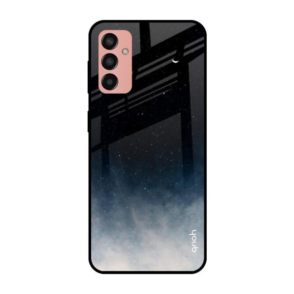 Black Aura Glass Case for Samsung Galaxy M13 Hot on Sale