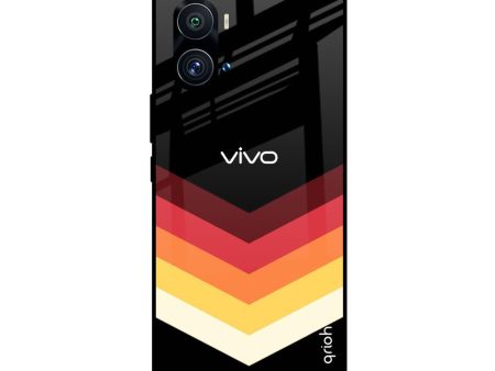 Abstract Arrow Pattern Glass Case For iQOO 9 Pro For Sale