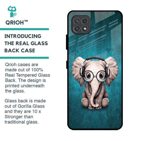 Adorable Baby Elephant Glass Case For Samsung Galaxy F42 5G Online now