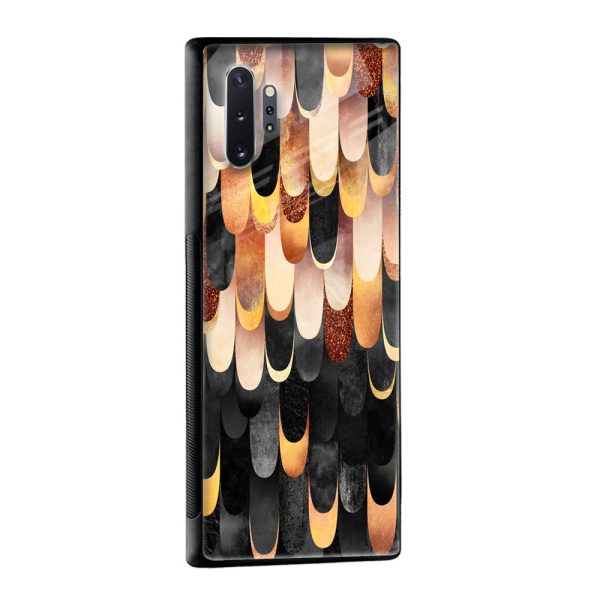 Bronze Abstract Glass Case for Samsung Galaxy A53 5G Fashion