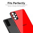 Blood Red Glass Case for Oppo A16K Sale