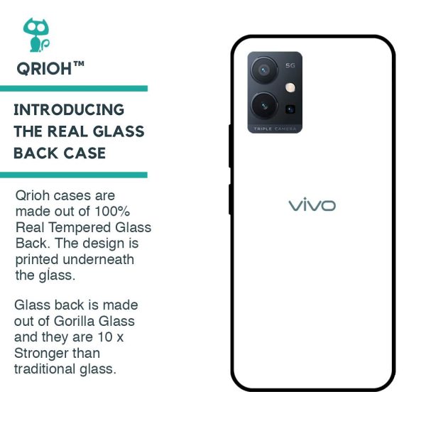 Arctic White Glass Case for Vivo T1 5G on Sale