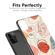 Abstract Faces Glass Case for Apple iPhone 7 Plus Cheap