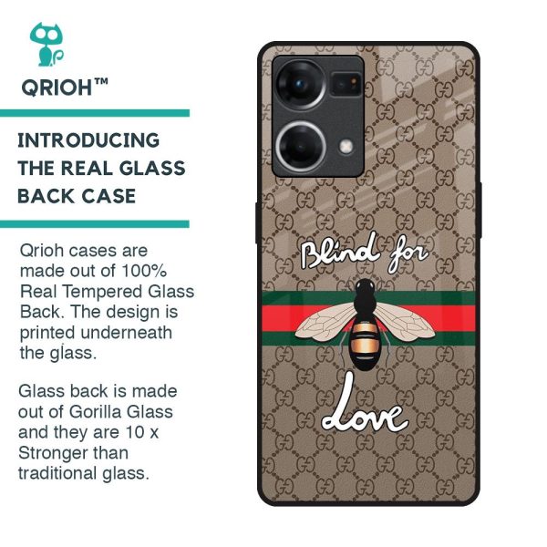 Blind For Love Glass Case for OPPO F21 Pro For Sale