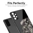 Brave Lion Glass Case for Samsung Galaxy A53 5G Fashion