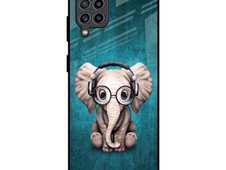 Adorable Baby Elephant Glass Case For Samsung Galaxy M32 Online Hot Sale