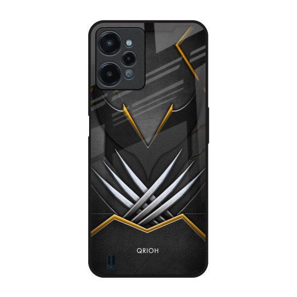 Black Warrior Glass Case for Realme C31 Hot on Sale