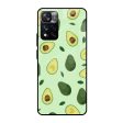 Avocado Green Glass Case For Mi 11i HyperCharge For Cheap