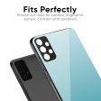 Arctic Blue Glass Case For Vivo Y75 5G Fashion