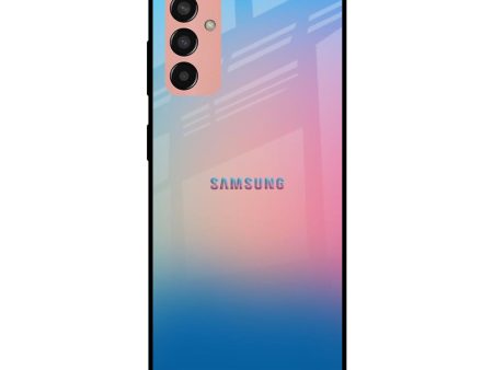 Blue & Pink Ombre Glass case for Samsung Galaxy M13 Sale