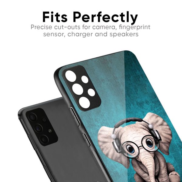 Adorable Baby Elephant Glass Case For Oppo A16K For Discount