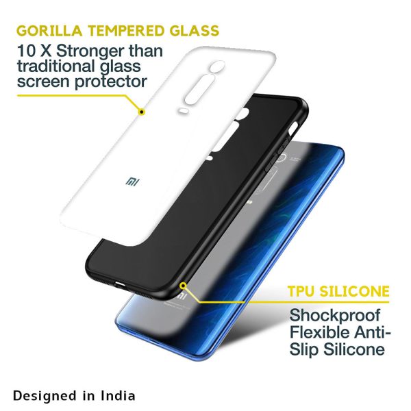 Arctic White Glass Case for Redmi 10 Sale