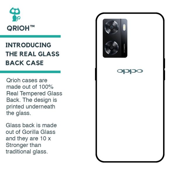 Arctic White Glass Case for Oppo A57 4G Online