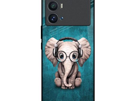 Adorable Baby Elephant Glass Case For iQOO 9 Pro For Cheap