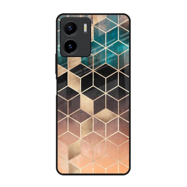 Bronze Texture Glass Case for Vivo Y15s For Cheap