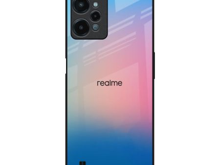 Blue & Pink Ombre Glass case for Realme C31 Hot on Sale