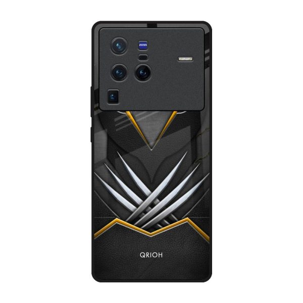 Black Warrior Glass Case for Vivo X80 Pro 5G Online now