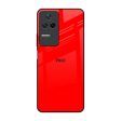 Blood Red Glass Case for Poco F4 5G on Sale