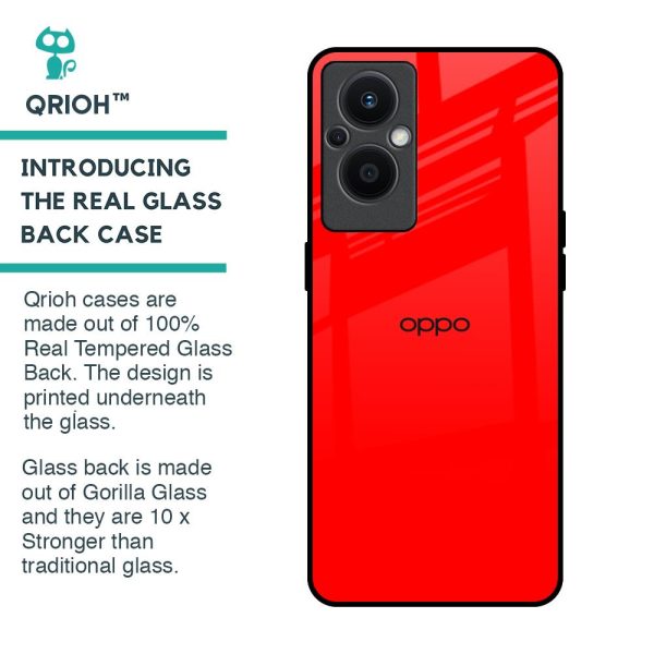 Blood Red Glass Case for OPPO F21 Pro 5G Sale