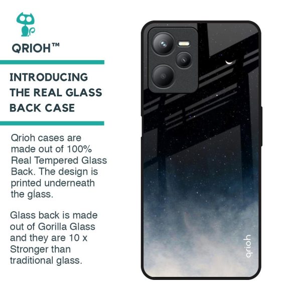 Black Aura Glass Case for Realme C35 For Cheap