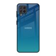 Celestial Blue Glass Case For Samsung Galaxy M32 Fashion