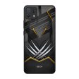 Black Warrior Glass Case for Oppo A16K Sale