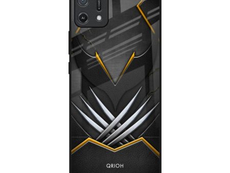 Black Warrior Glass Case for Oppo A16K Sale