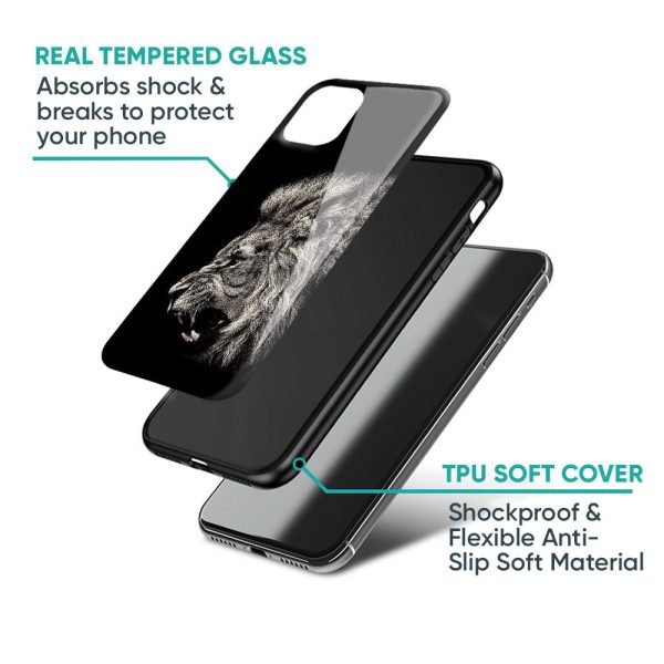 Brave Lion Glass Case for Samsung Galaxy A13 Online now