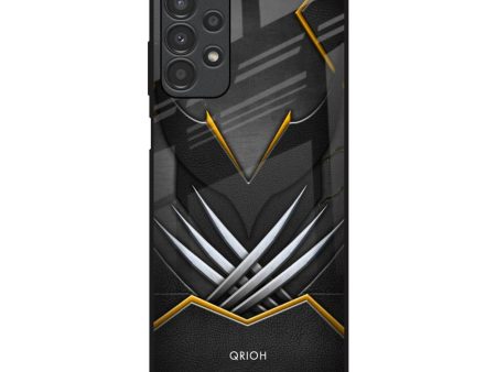 Black Warrior Glass Case for Samsung Galaxy A13 For Cheap