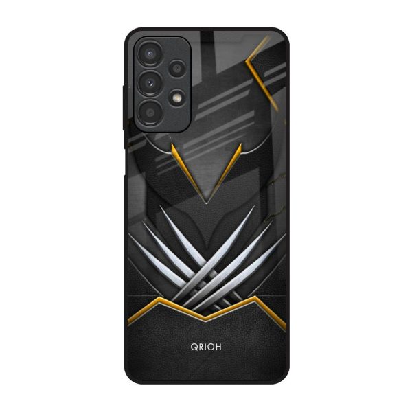 Black Warrior Glass Case for Samsung Galaxy A13 For Cheap