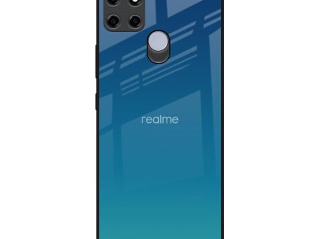 Celestial Blue Glass Case For Realme C25 Hot on Sale