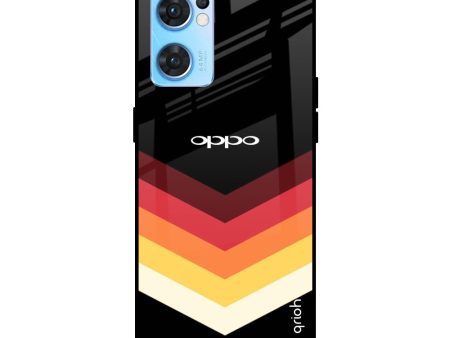 Abstract Arrow Pattern Glass Case For Oppo Reno7 5G Hot on Sale