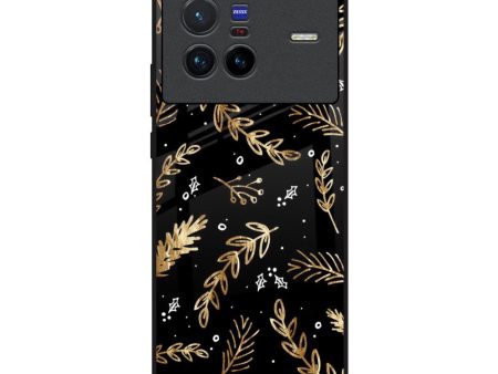 Autumn Leaves Glass Case for Vivo X80 5G For Discount