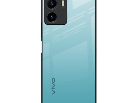 Arctic Blue Glass Case For Vivo Y15s Online Hot Sale