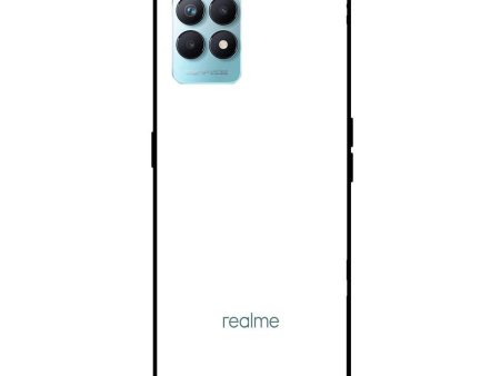 Arctic White Glass Case for Realme Narzo 50 Discount